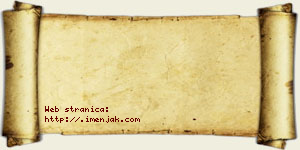 Kristina Vasiljević vizit kartica